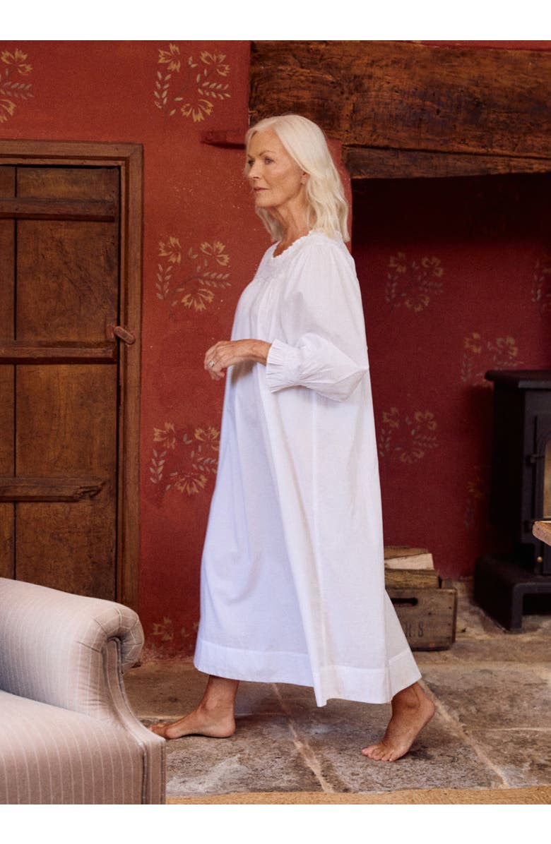 If Only If Georgie Nightdress, Alternate, color, White