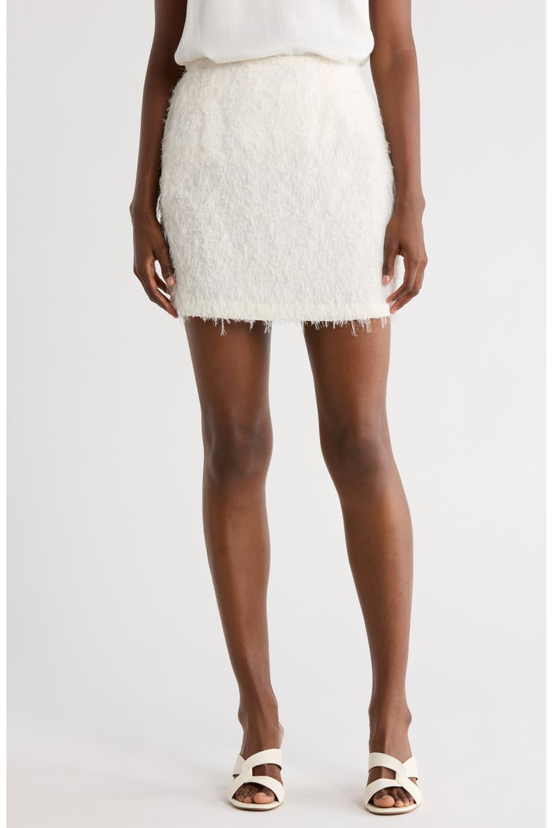 A-Line Mini Skirt, Main, color, IVORY