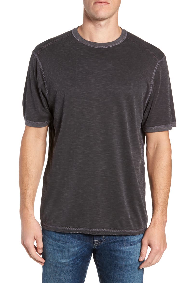 Flip Tide Reversible T-Shirt, Alternate, color, BLACK