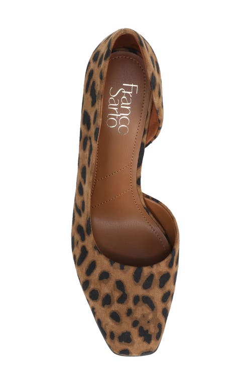 Franco Sarto Theosha Half D'orsay Pump In Brown