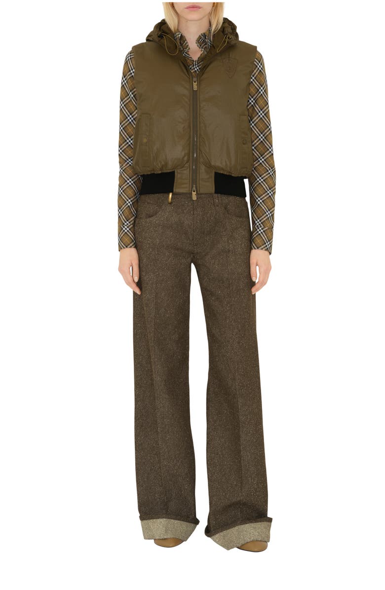 Burberry Nylon Gilet, Main, color, 