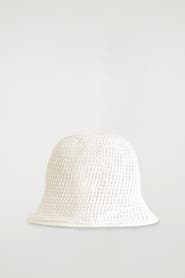 COS Pointelle-knit Bucket Hat