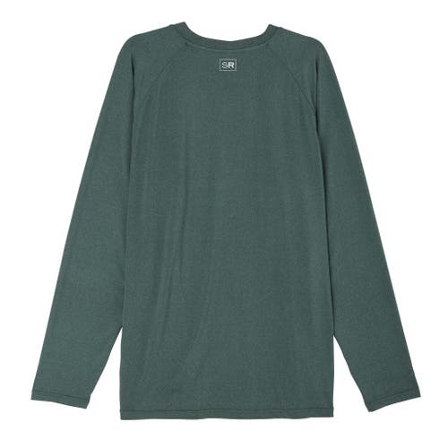 Snapper Rock Long Sleeve Outbound Tee In Green