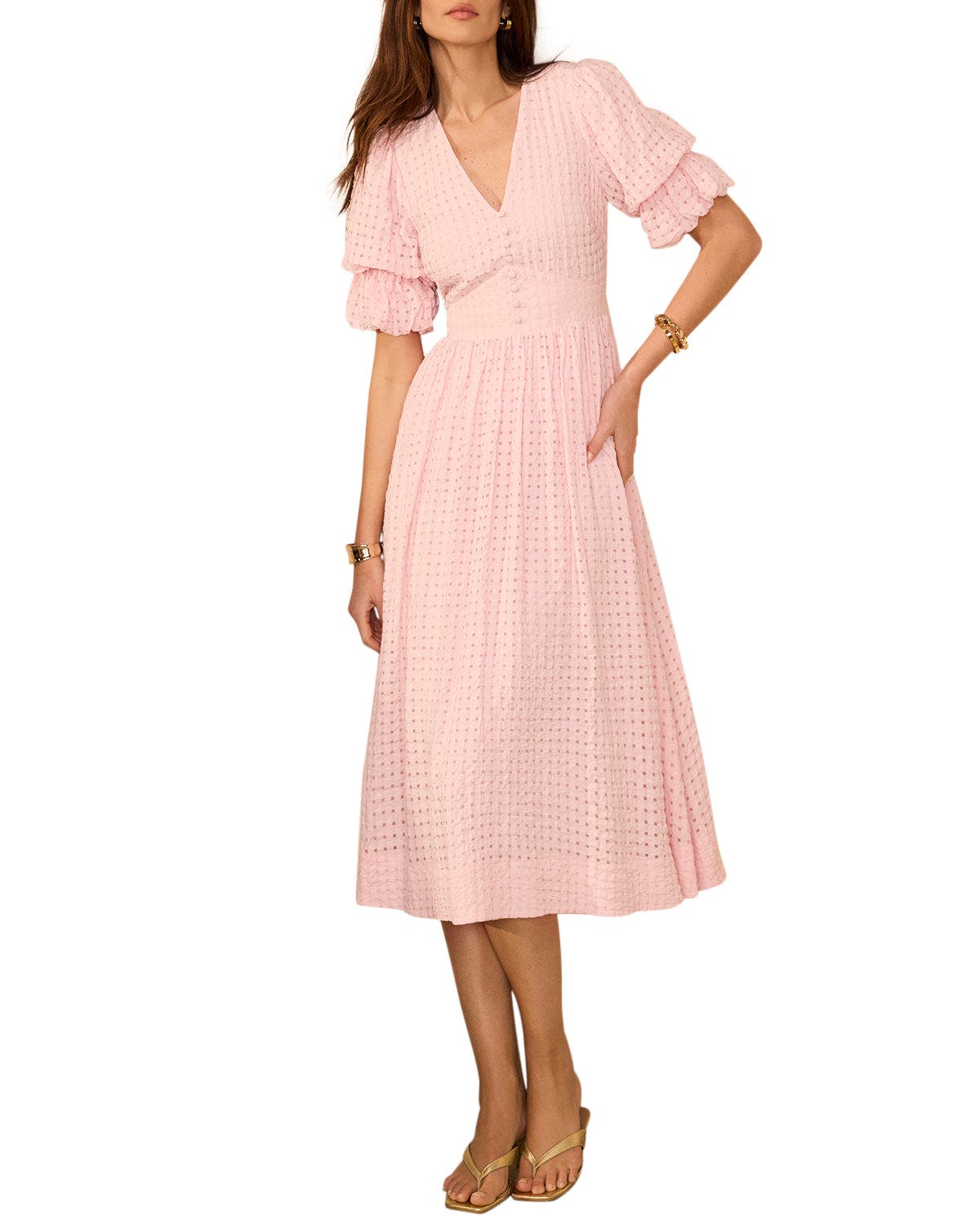 pink check midi dress Buy Cath Kidston Pink Strawberry Check Strappy Fitted Midi Dress from Next USA
