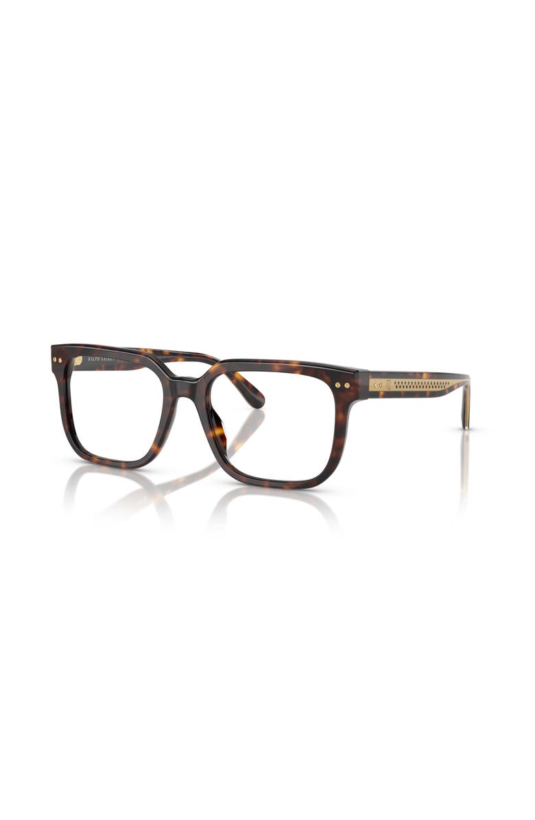 Ralph Lauren 51mm Rectangle optical glasses, Main, color, Brown