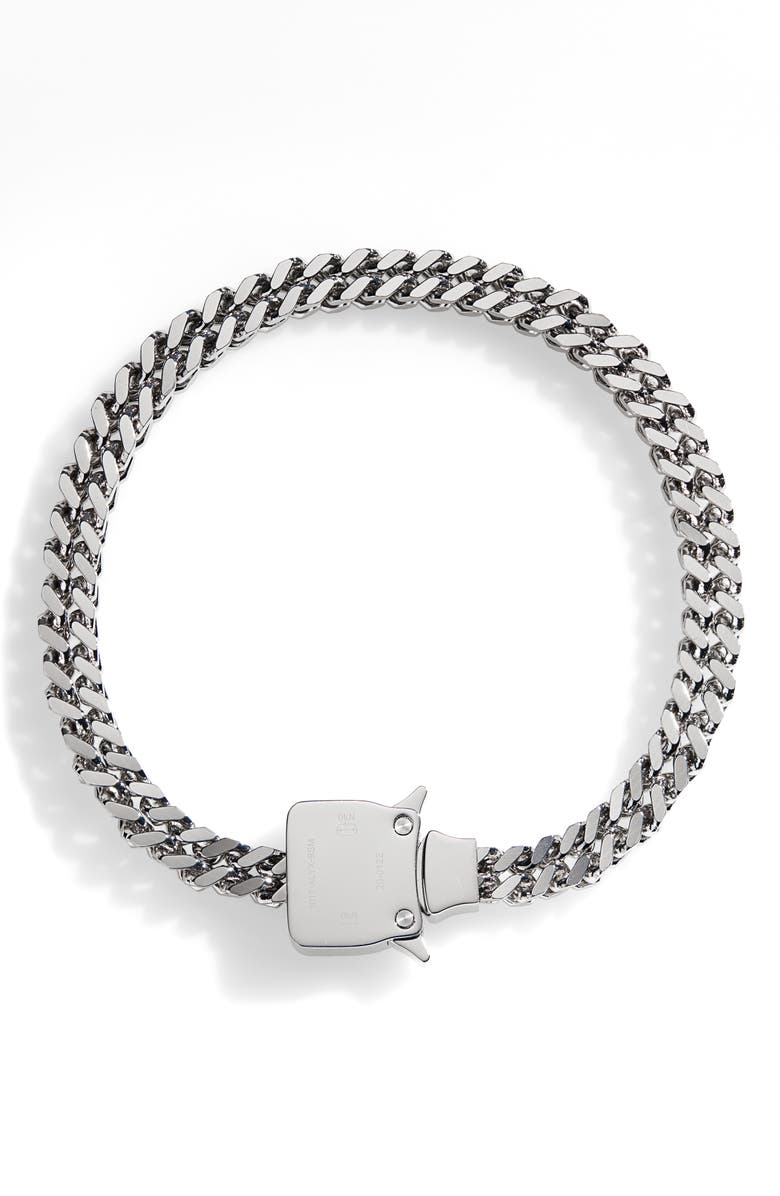 1017 ALYX 9SM Mini Cubix Roller Coaster Buckle Chain Necklace, Main, color, 