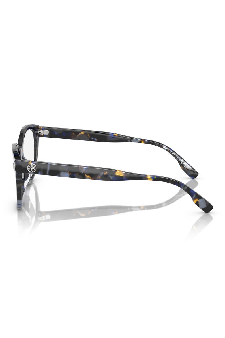 51mm Pillow Optical Glasses, Alternate, color, BLUE TORTOISE
