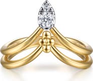Gabriel & Co. Bujuka 14k Gold Diamond Stack Ring