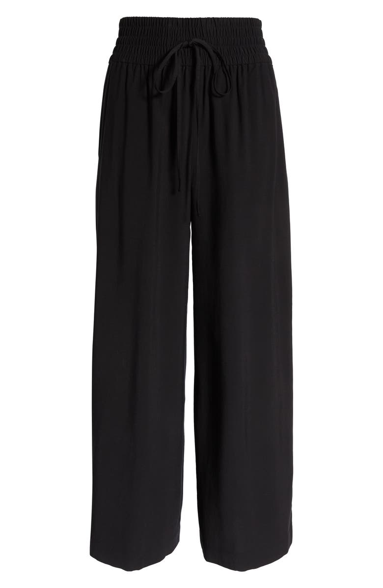 Open Edit Drawstring Wide Leg Pants, Alternate, color,