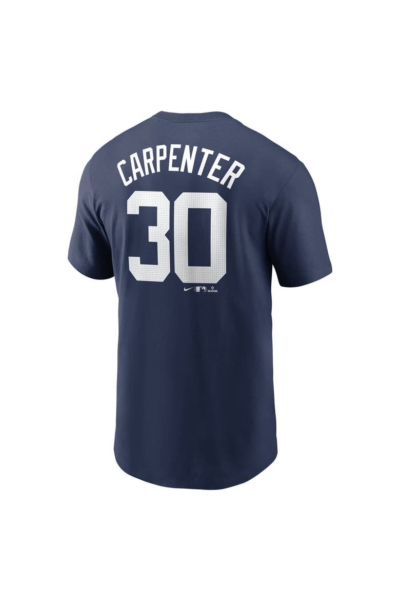 Men's Nike Kerry Carpenter Navy Detroit Tigers Fuse Name & Number T-Shirt, Alternate, color, Navy