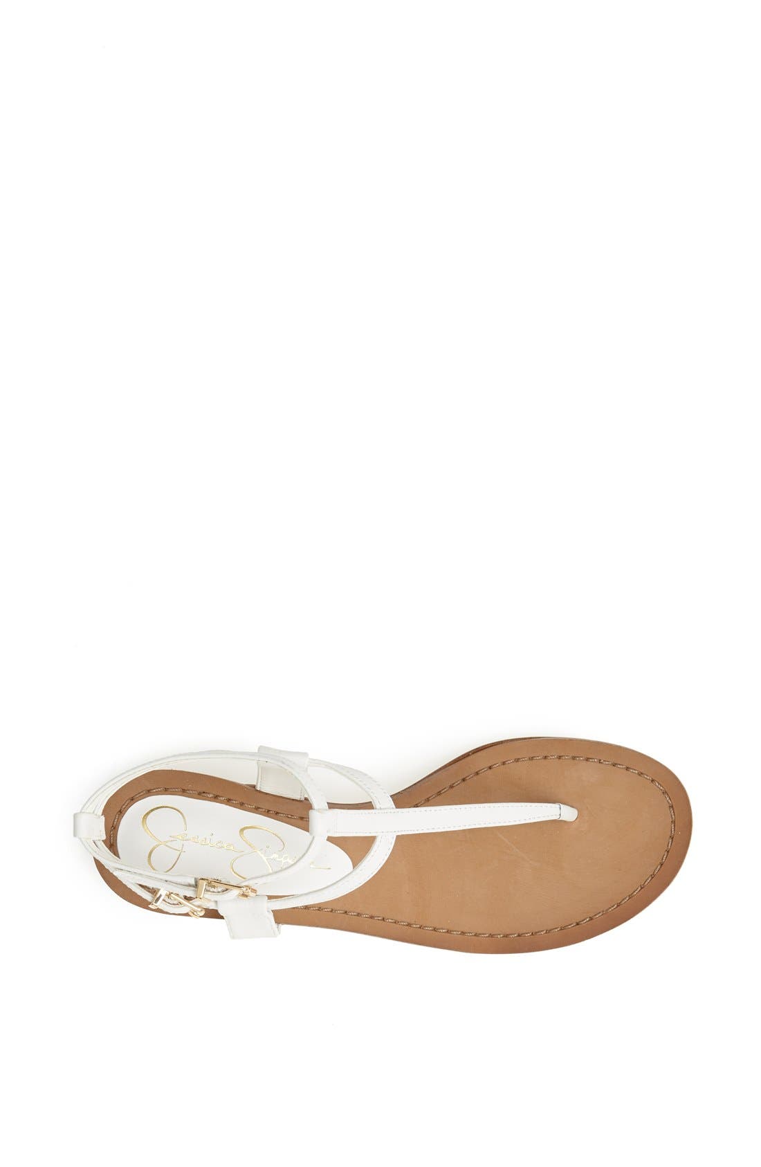 'Gerety' Thong Sandal, Alternate, color, SOFT WHITE