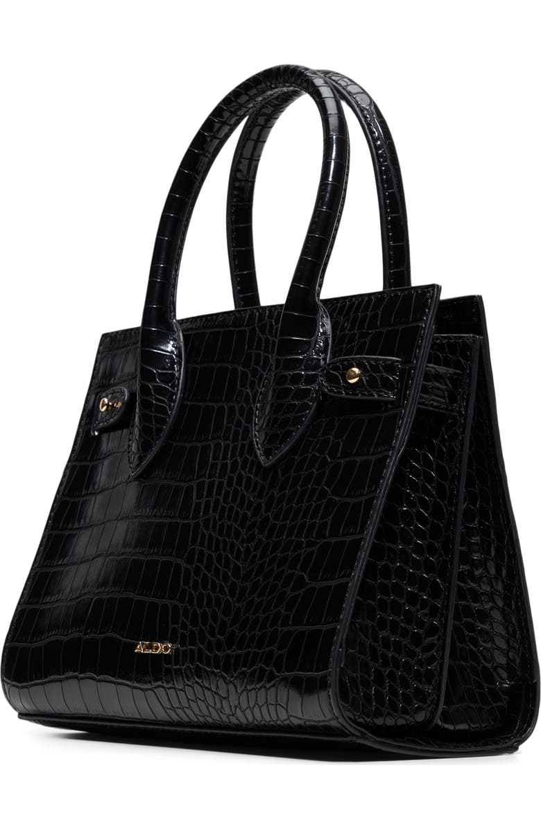 ALDO Aureliee Top Handle Bag, Alternate, color, Black