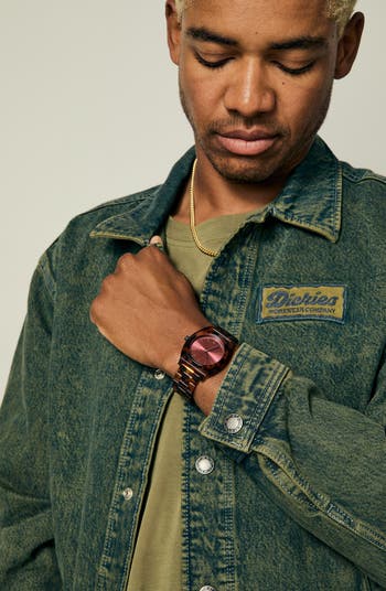 The Time Teller Acetate Bracelet Watch, 40mm