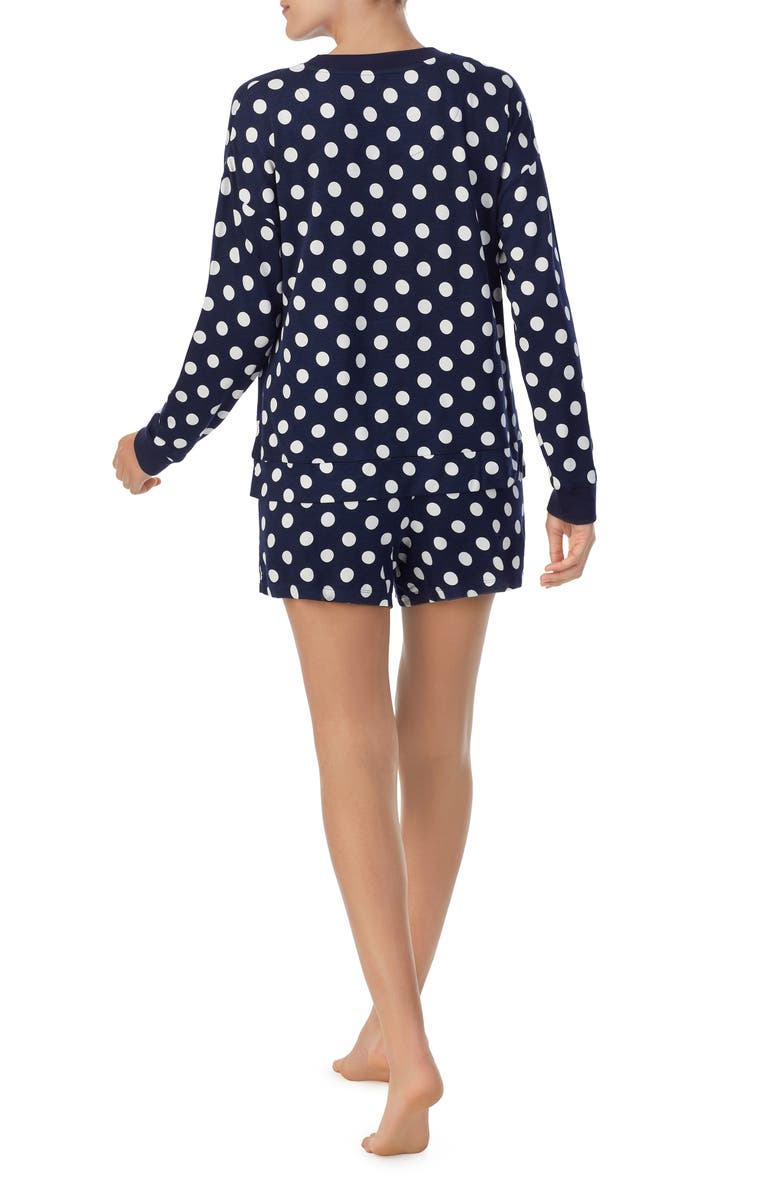 Kate Spade New York print short pajamas, Alternate, color, 
