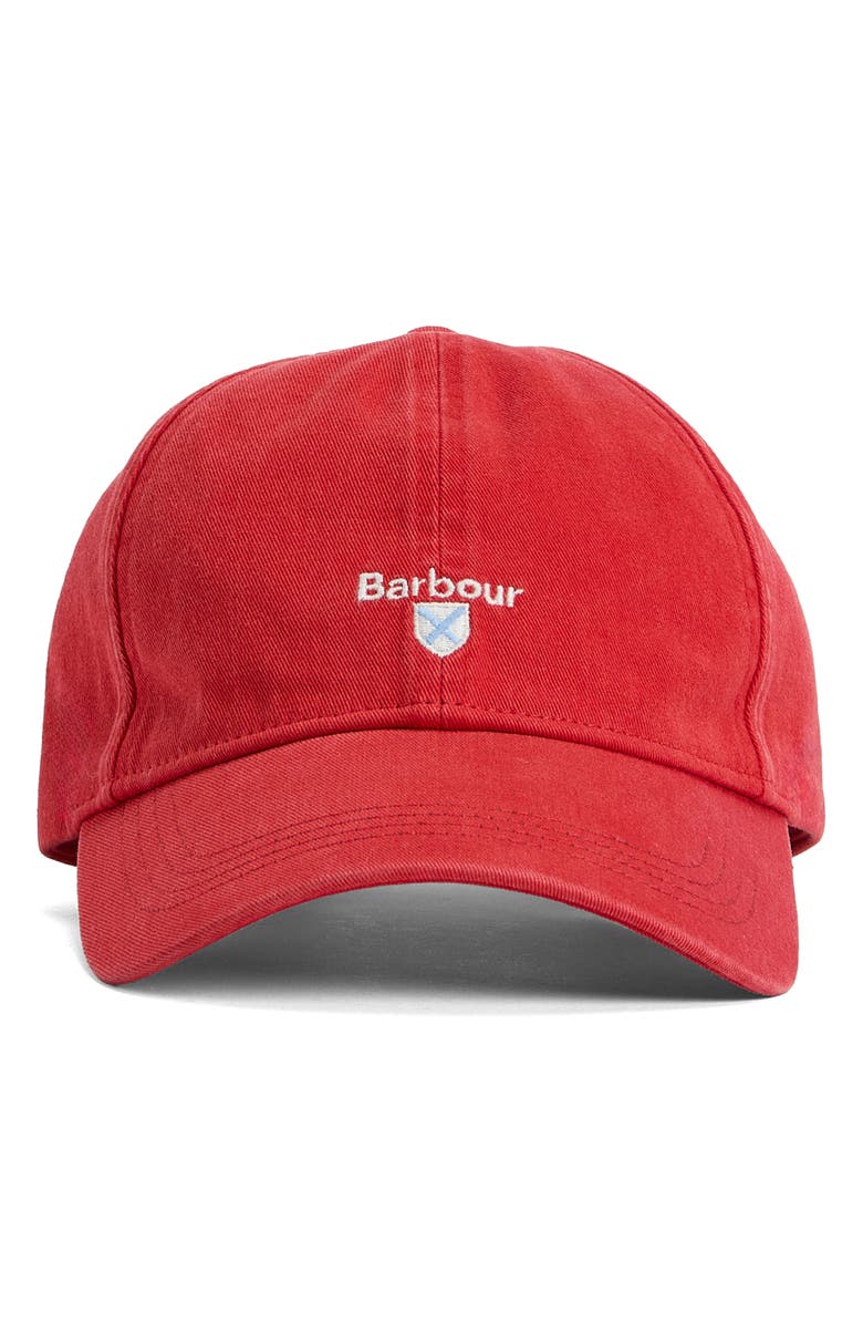 Barbour Cascade Baseball Cap, Alternate, color, Lava
