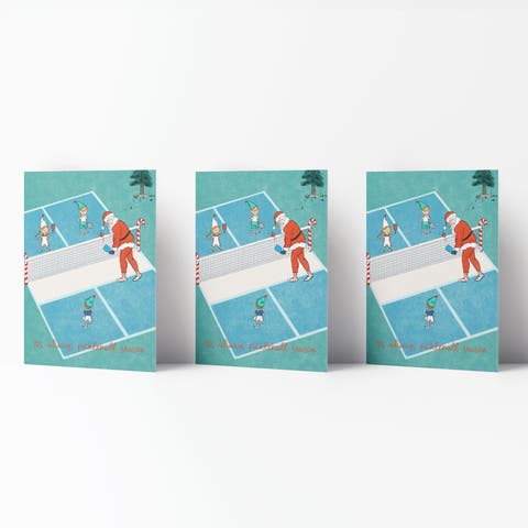 Holiday Winter Greeting Cards "It's Always Pickleball Season"