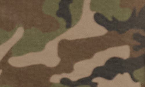 Daze Malibu Camo Denim Miniskirt In Multi