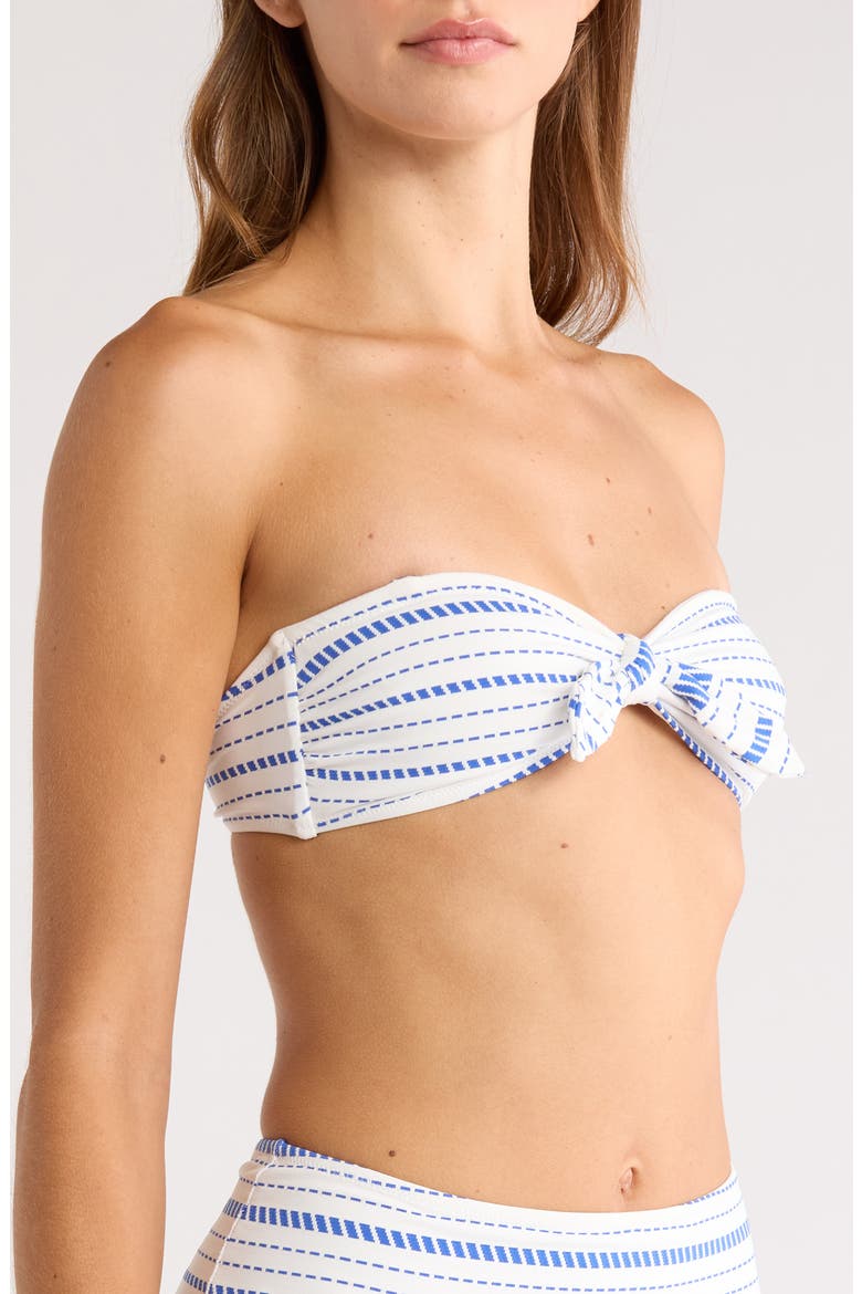 Ava Bandeau Bikini Top, Alternate, color, TIKI AZURE