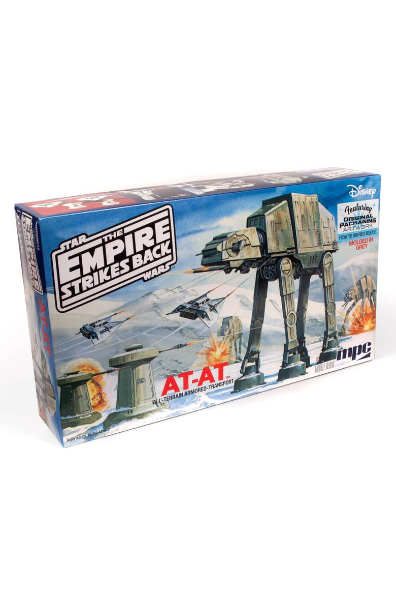 Star Wars The Empire Strikes Back Atat 1100 Scale Model Kit, 77 Parts, Main, color, Multicolored