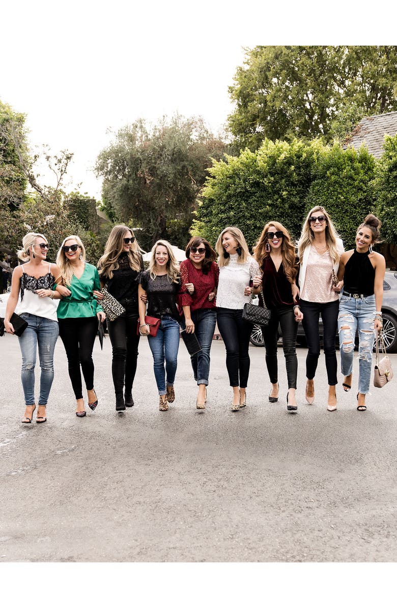 GIBSONLOOK Gibson x Glam Squad Sheaffer Lace Top, Alternate, color,