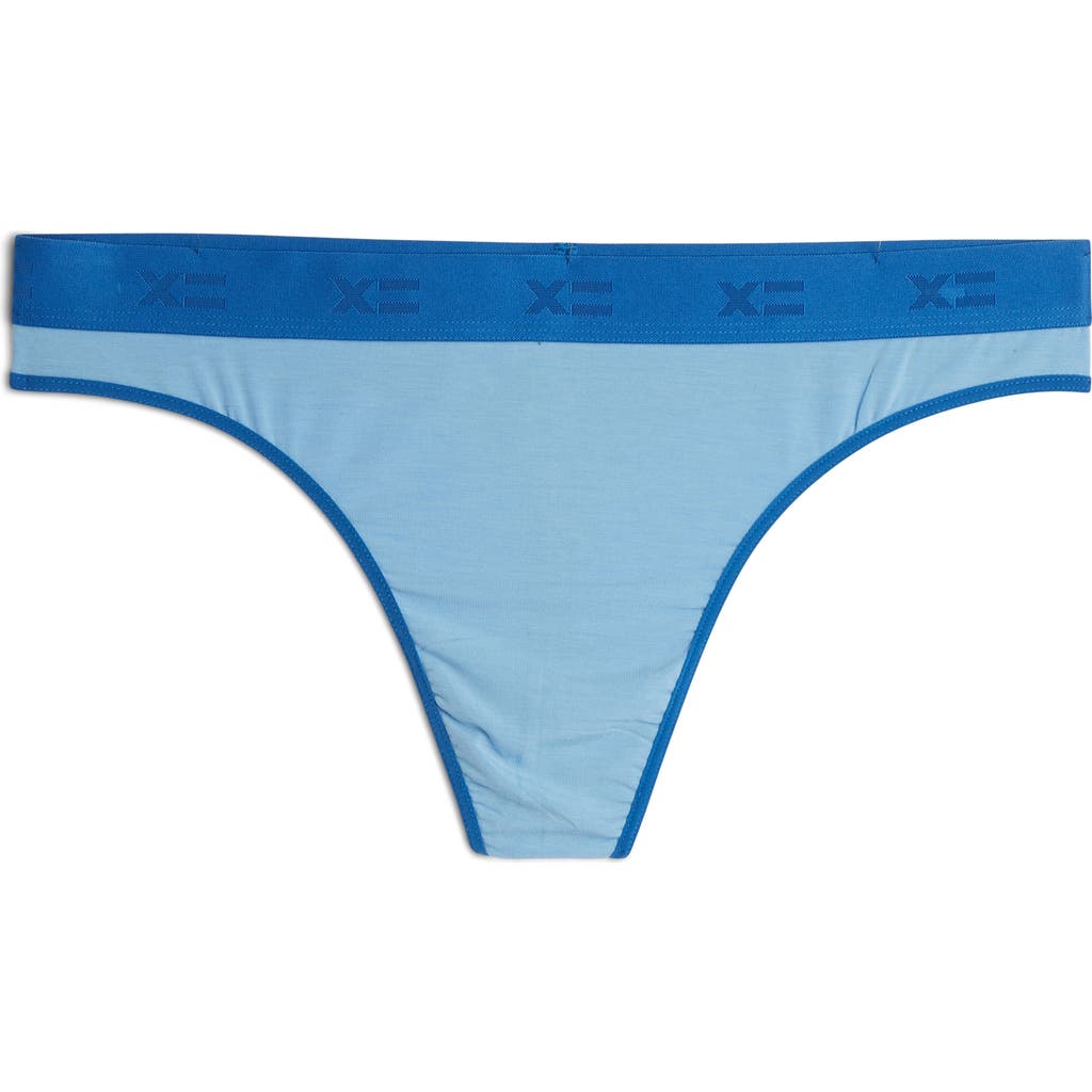 Tomboyx Stretch Modal Thong In Too Blue