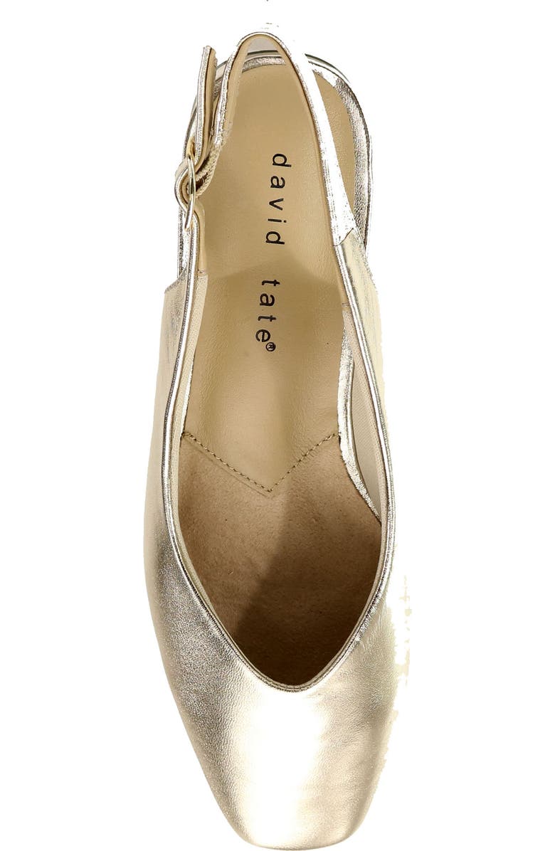 David Tate Sugar Slingback Pump, Alternate, color, Platinum