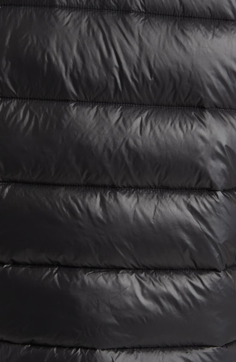 BOSS x NFL Corner Recycled Polyamide Puffer Vest, Alternate, color, Miami Dolphins Black