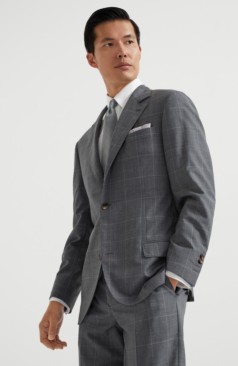 Brunello Cucinelli Virgin wool blazer, Alternate, color, 