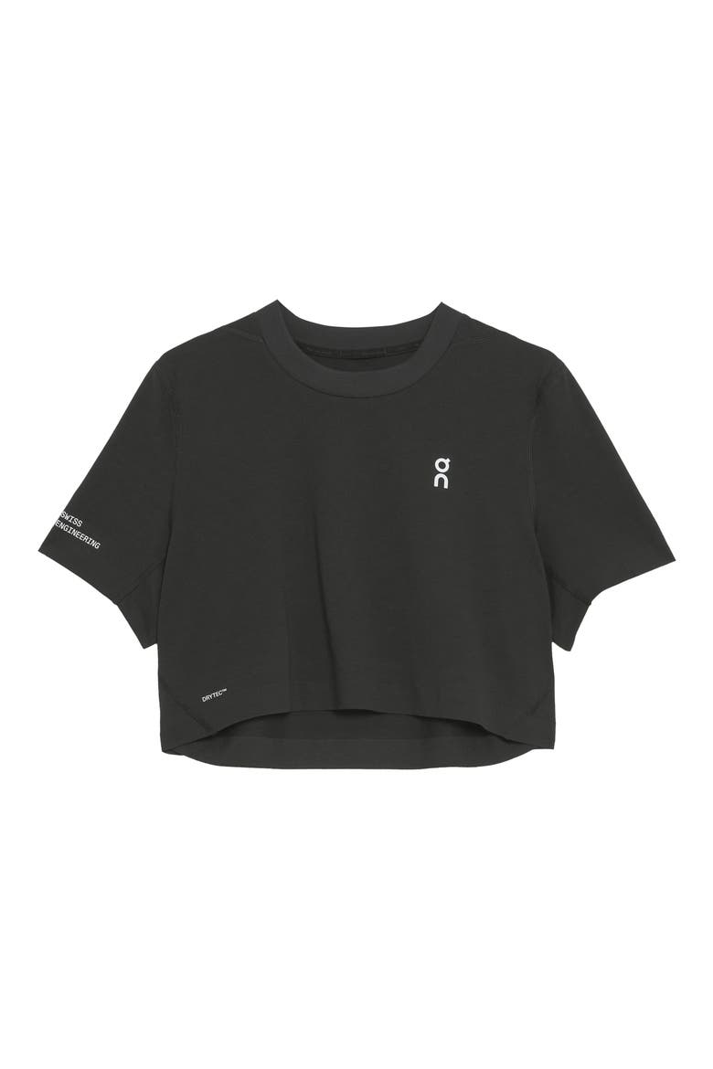 Train-T Crop Top, Alternate, color, BLACK