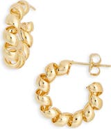 NORDSTROM RACK Demi Fine Twisted Hoop Earrings