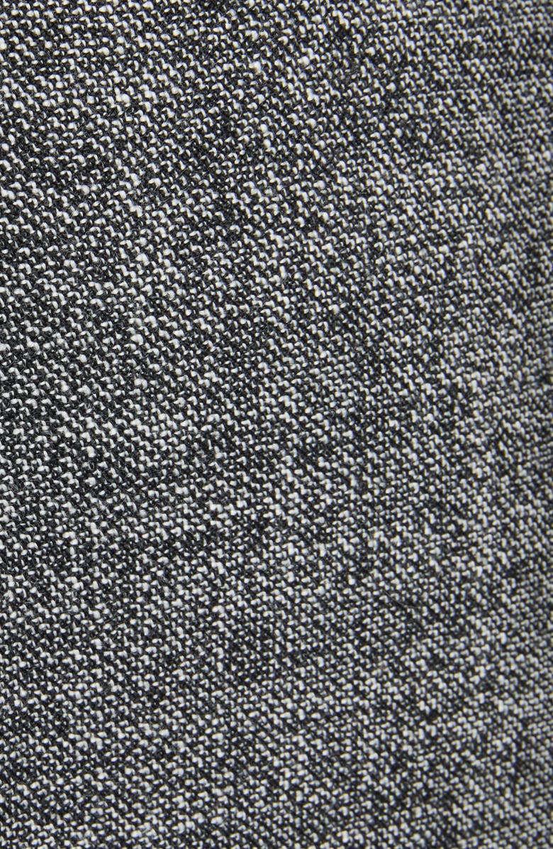 Valentino High Waist Virgin Wool Trousers, Alternate, color, White/ Black