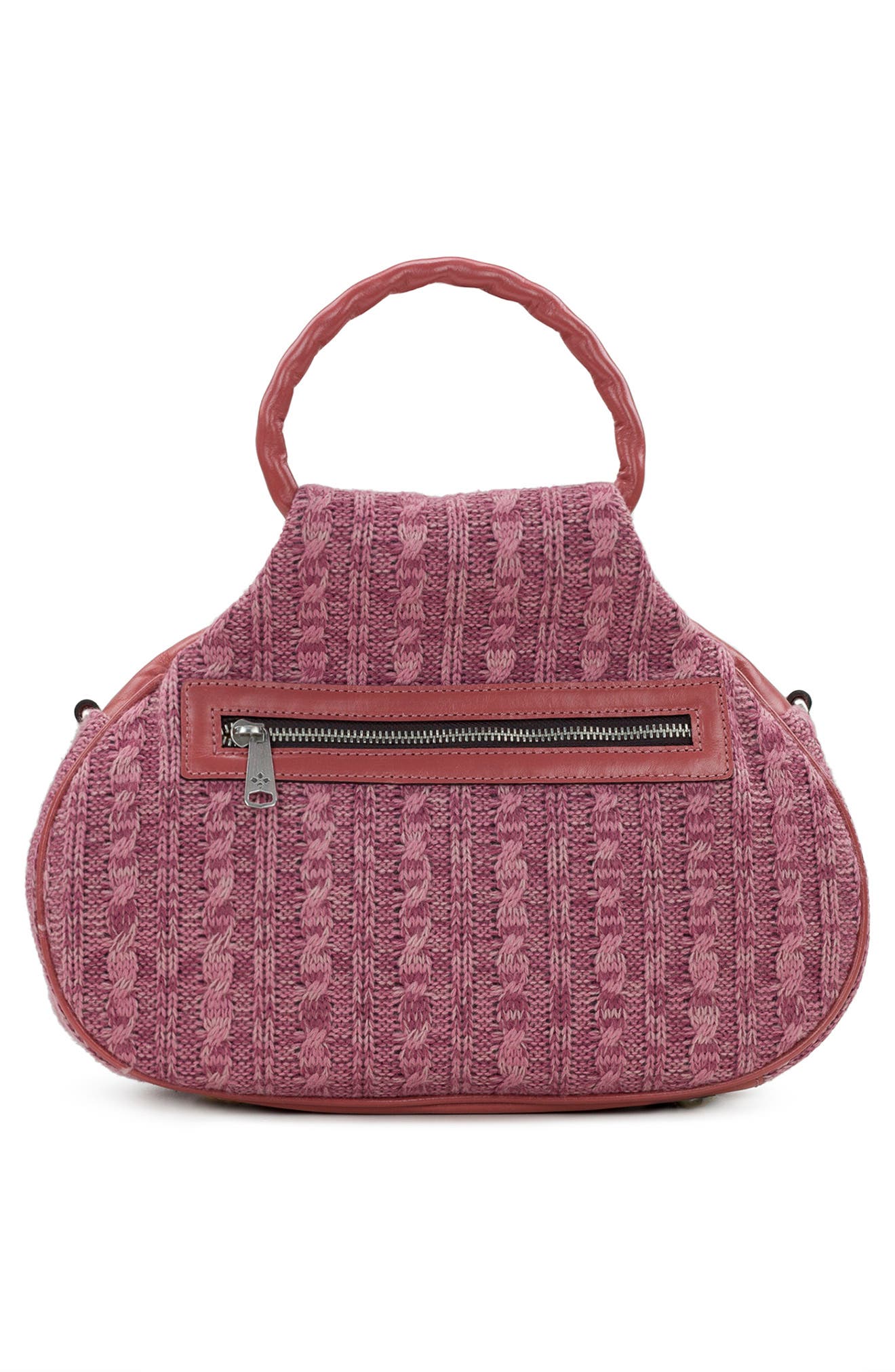 Patricia Nash Linley Tweed Bucket Bag, Alternate, color, Old Rose