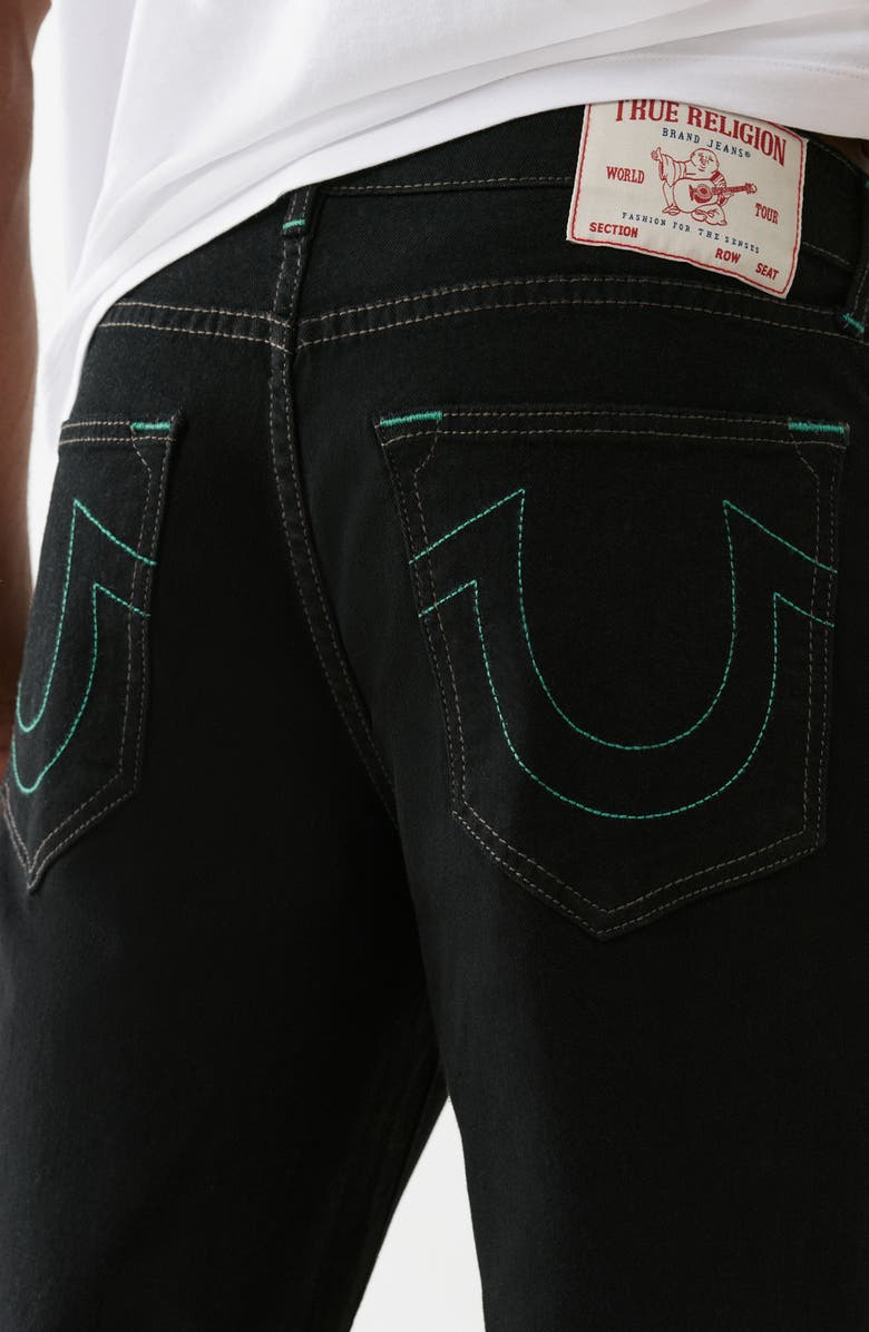 True Religion Geno Slim Fit Jeans, Alternate, color, 2Sb Black Rinse