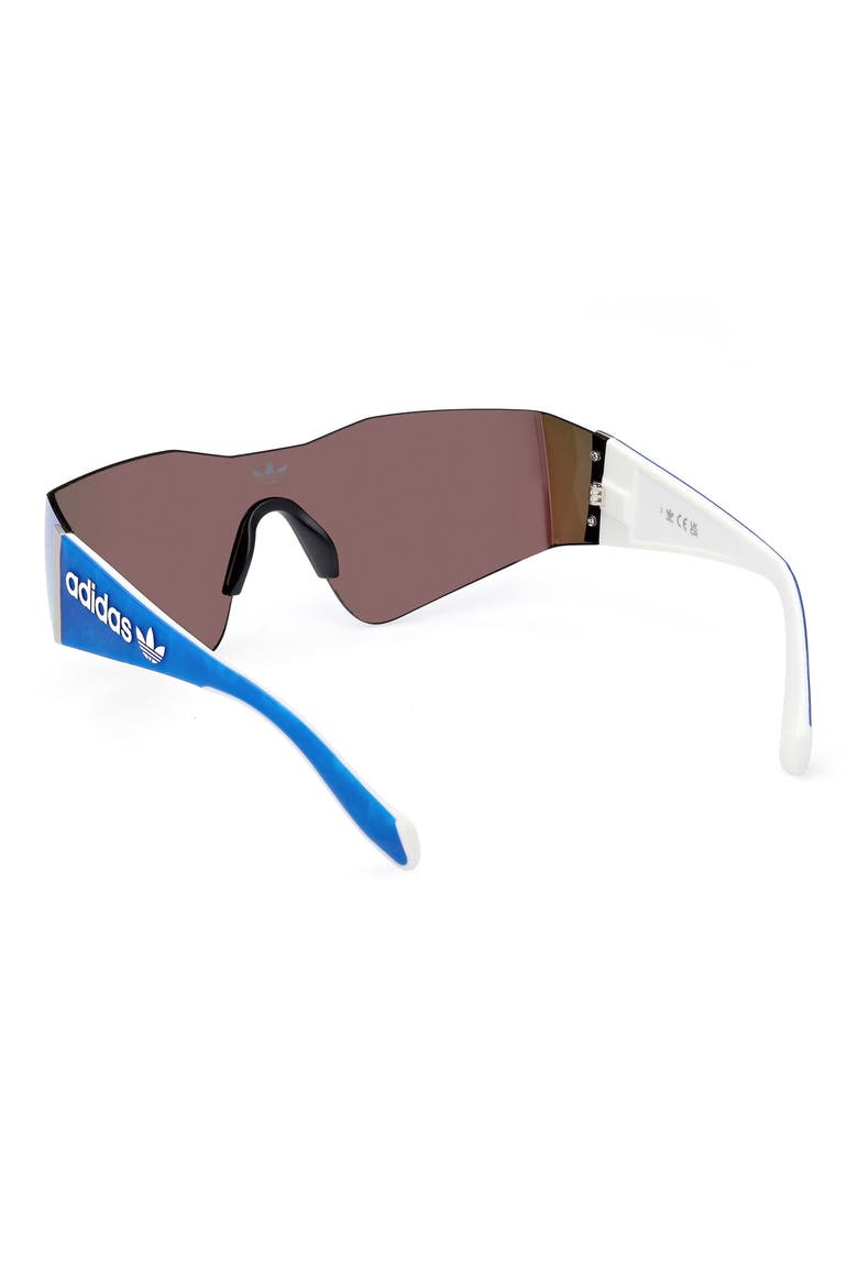 Shield Sunglasses, Alternate, color, MATTE PALLADIUM / BLUE MIRROR