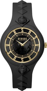 VERSUS Versace Women's Versus Fire Island Silicone Strap Watch, 39mm