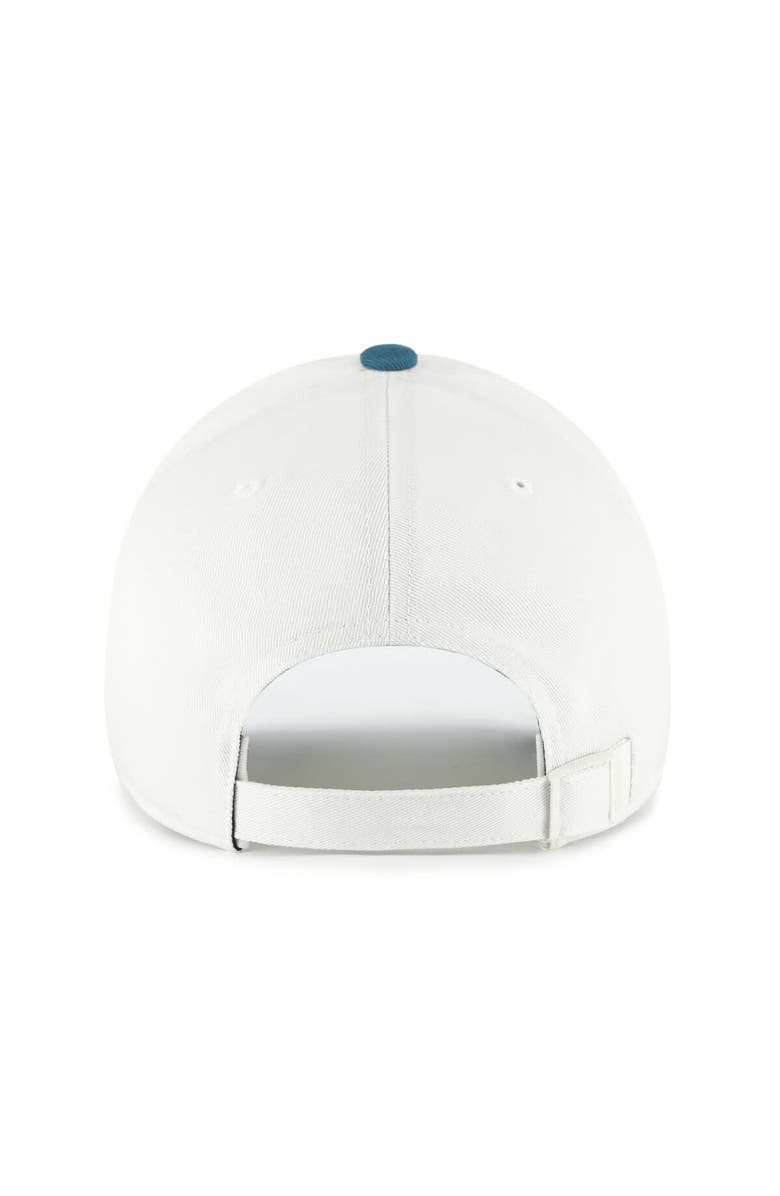 '47 Men's '47 White/Teal Philadelphia Phillies Contemporary Tonal Clean Up Adjustable Hat, Alternate, color, White