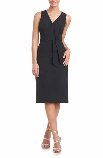 Ella Sleeveless Bow Waist Cocktail Dress