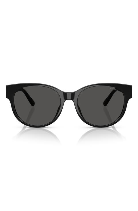 56mm Gradient Round Sunglasses