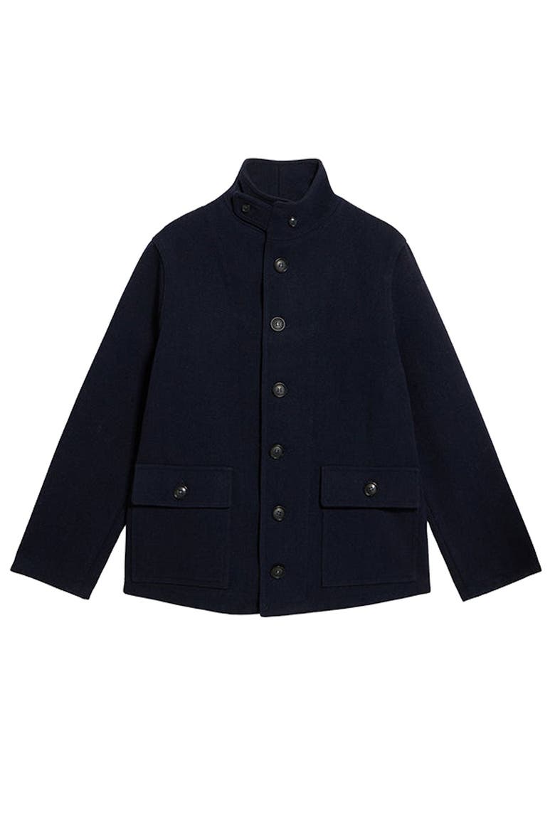 Seawolf Recycled Wool Jacket, Main, color, BLUE