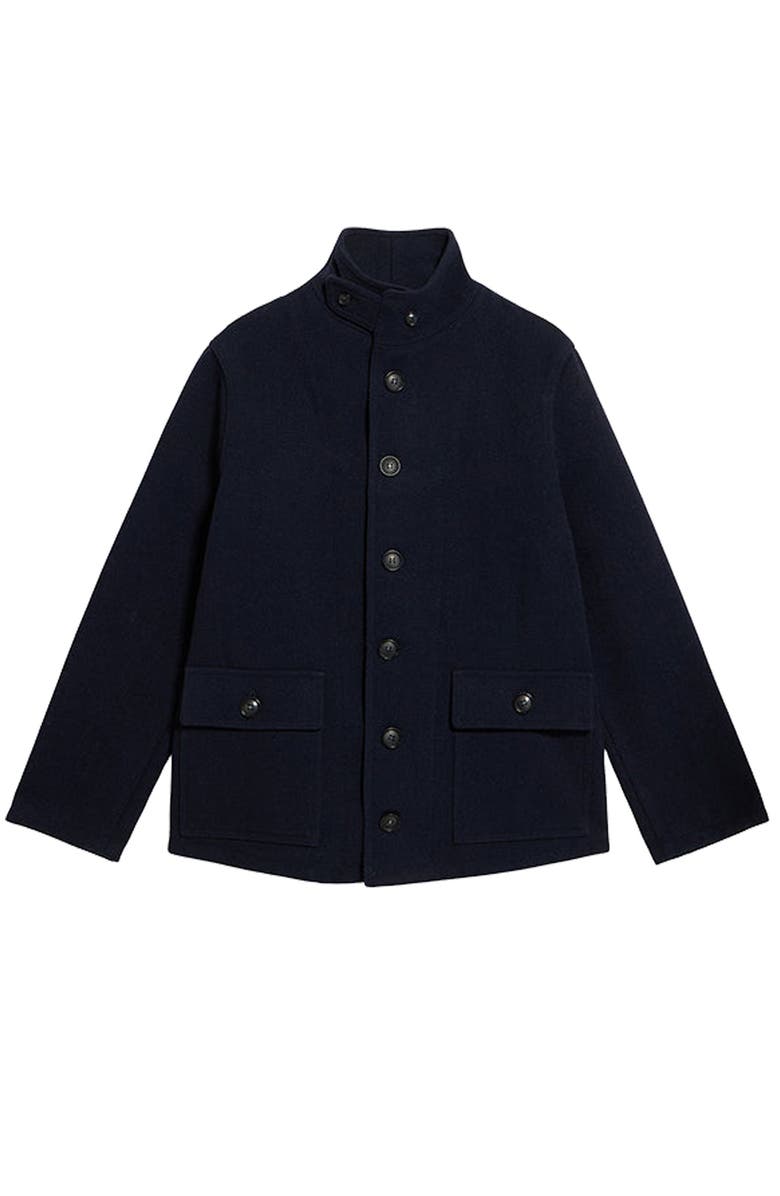 Fortela Seawolf Recycled Wool Jacket, Main, color, Blue