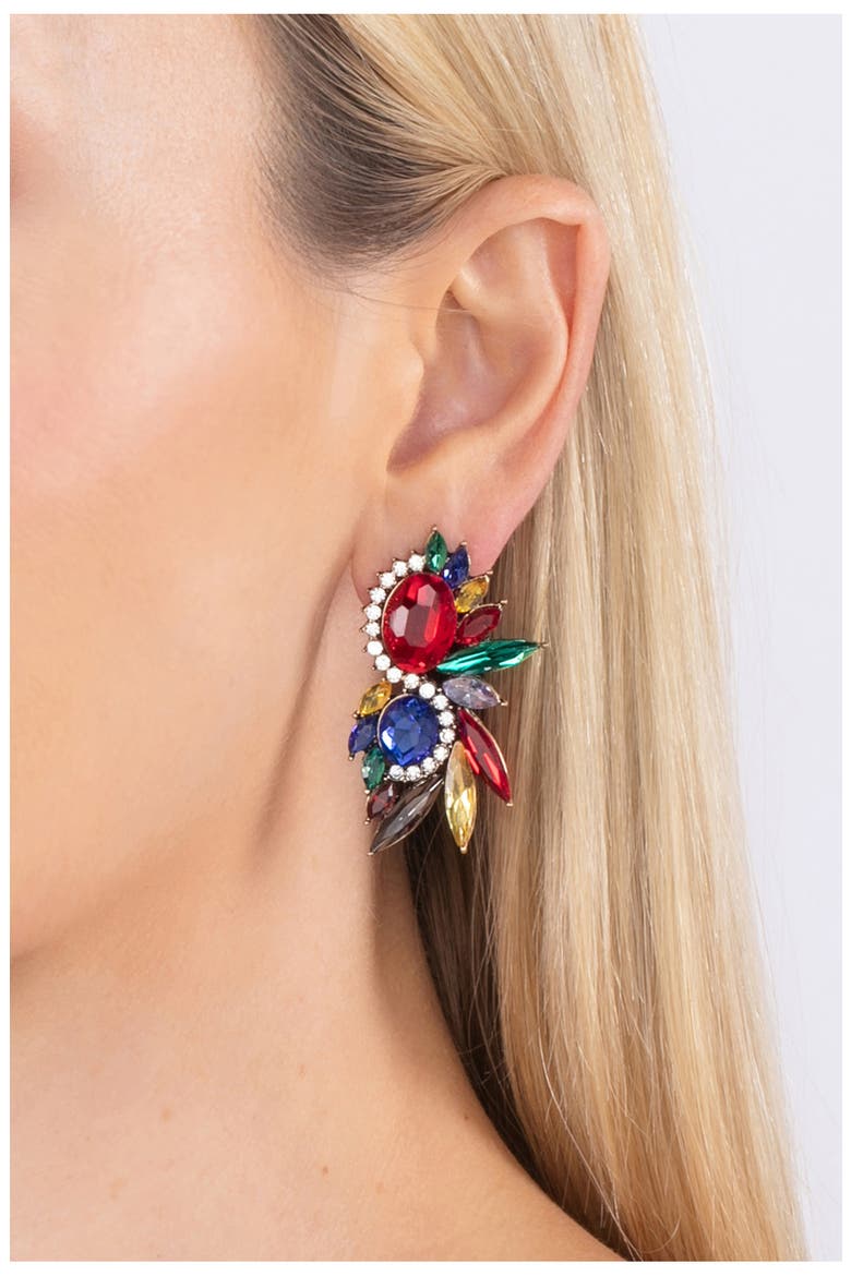 Laguna Statement Earrings, Alternate, color, GOLD