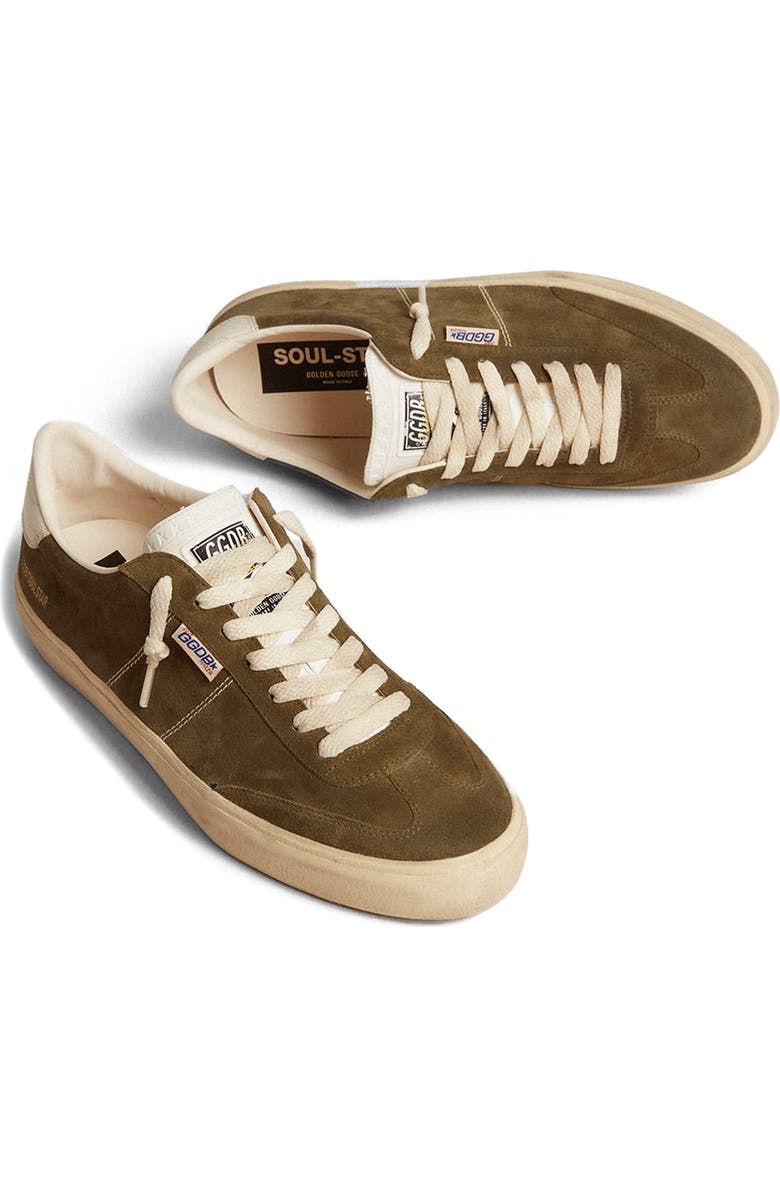 Golden Goose Soul Star Low Top Sneaker, Alternate, color, Olive Green/ White/ Milk