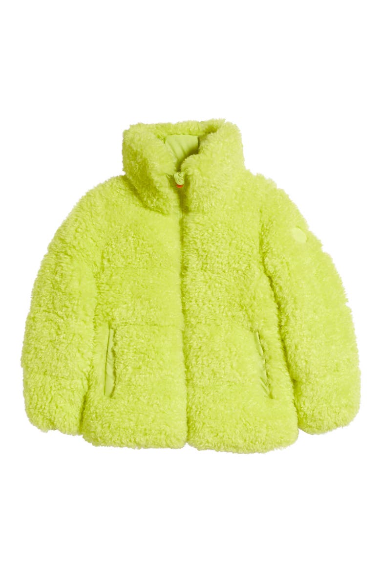 Kids' Thisbe Quilted Fleece Jacket, Main, color, LICHEN GREEN