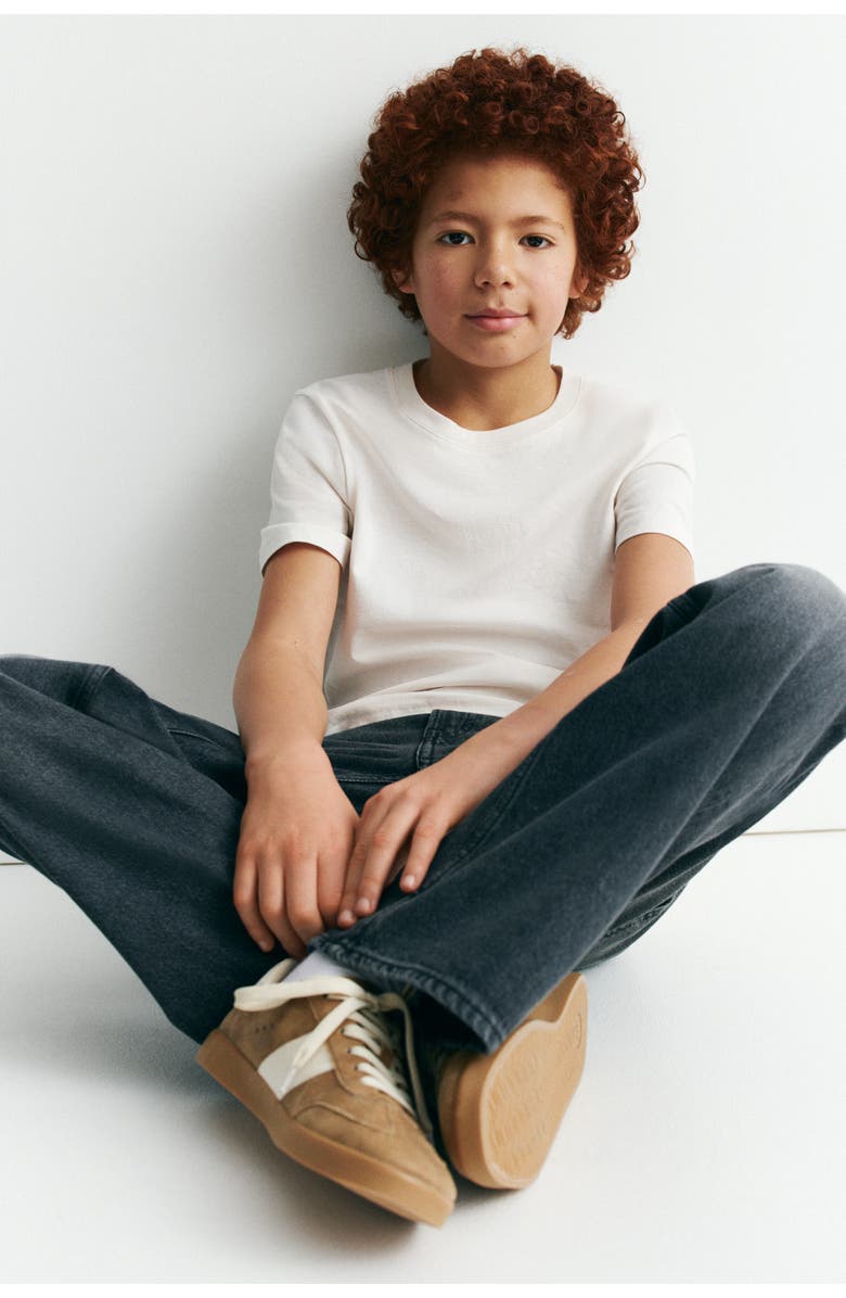 H&M Loose Fit Bootcut Leg Jeans, Alternate, color, Dark Gray