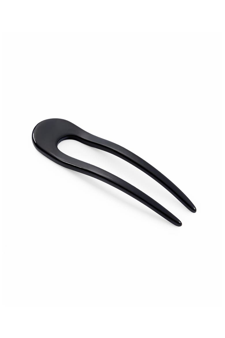 French Hair Pin, Alternate, color, Black