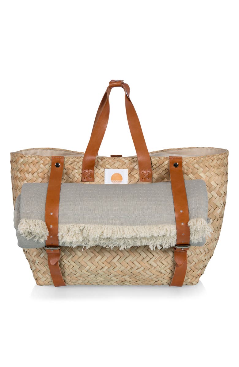 Picnic Time Hermosa Beach Bag, Alternate, color, Beige