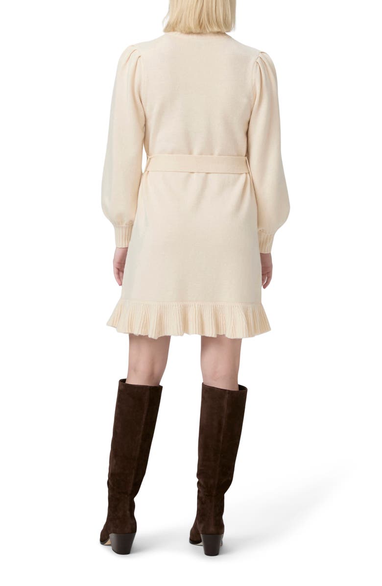 PAIGE Julita Long Sleeve Sweater Dress, Alternate, color, Latte Foam
