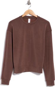 YOGALICIOUS Sandwash Softlite Pintuck Sweatshirt