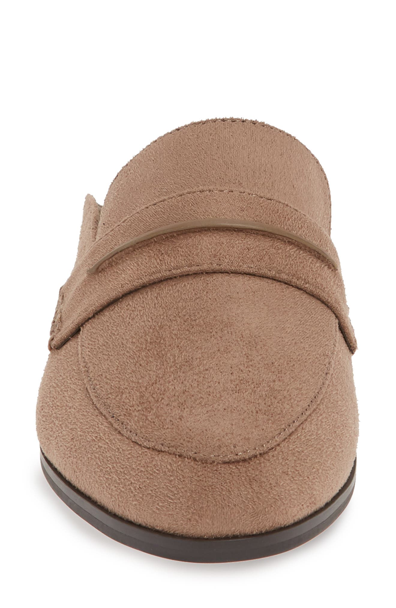 Binx II Loafer Mule, Alternate, color, TAUPE FAUX LEATHER