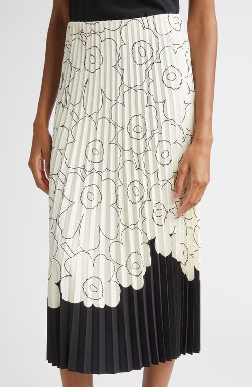 Marimekko Piiru Piirto Unikko Placement Midi Skirt In Multi